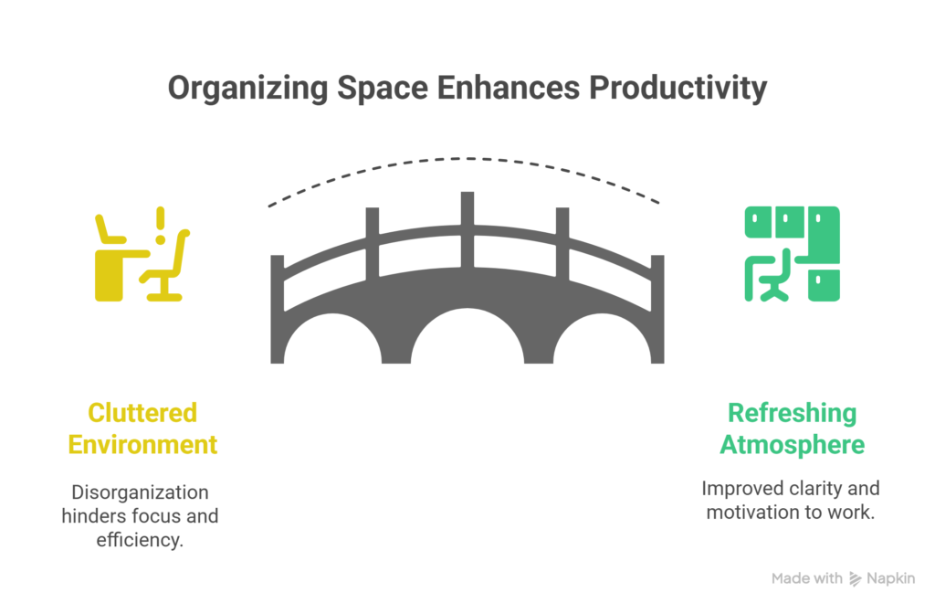 organizing space enhances productivity
